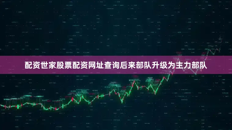 配资世家股票配资网址查询后来部队升级为主力部队