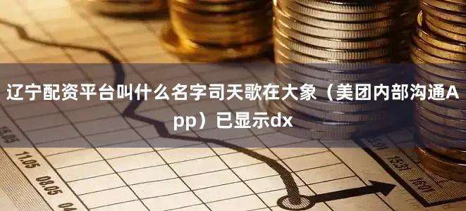 辽宁配资平台叫什么名字司天歌在大象（美团内部沟通App）已显示dx