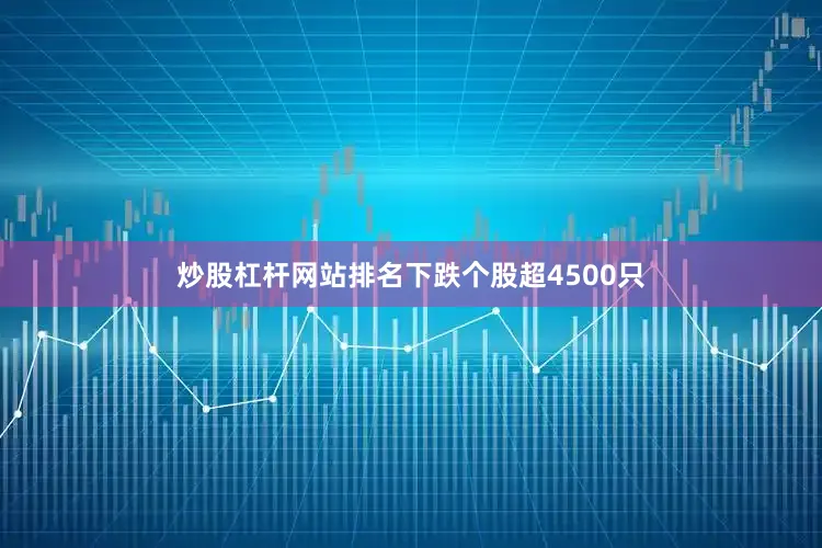 炒股杠杆网站排名下跌个股超4500只