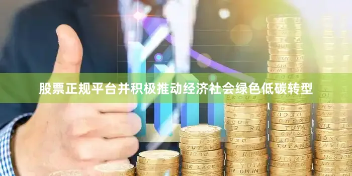 股票正规平台并积极推动经济社会绿色低碳转型