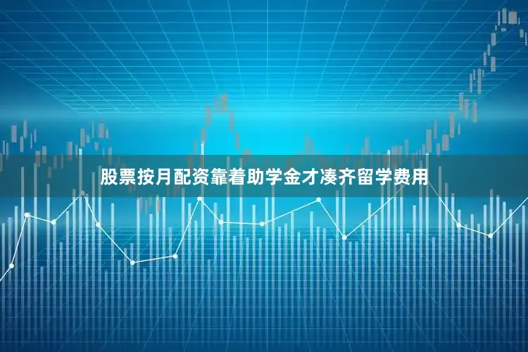 股票按月配资靠着助学金才凑齐留学费用